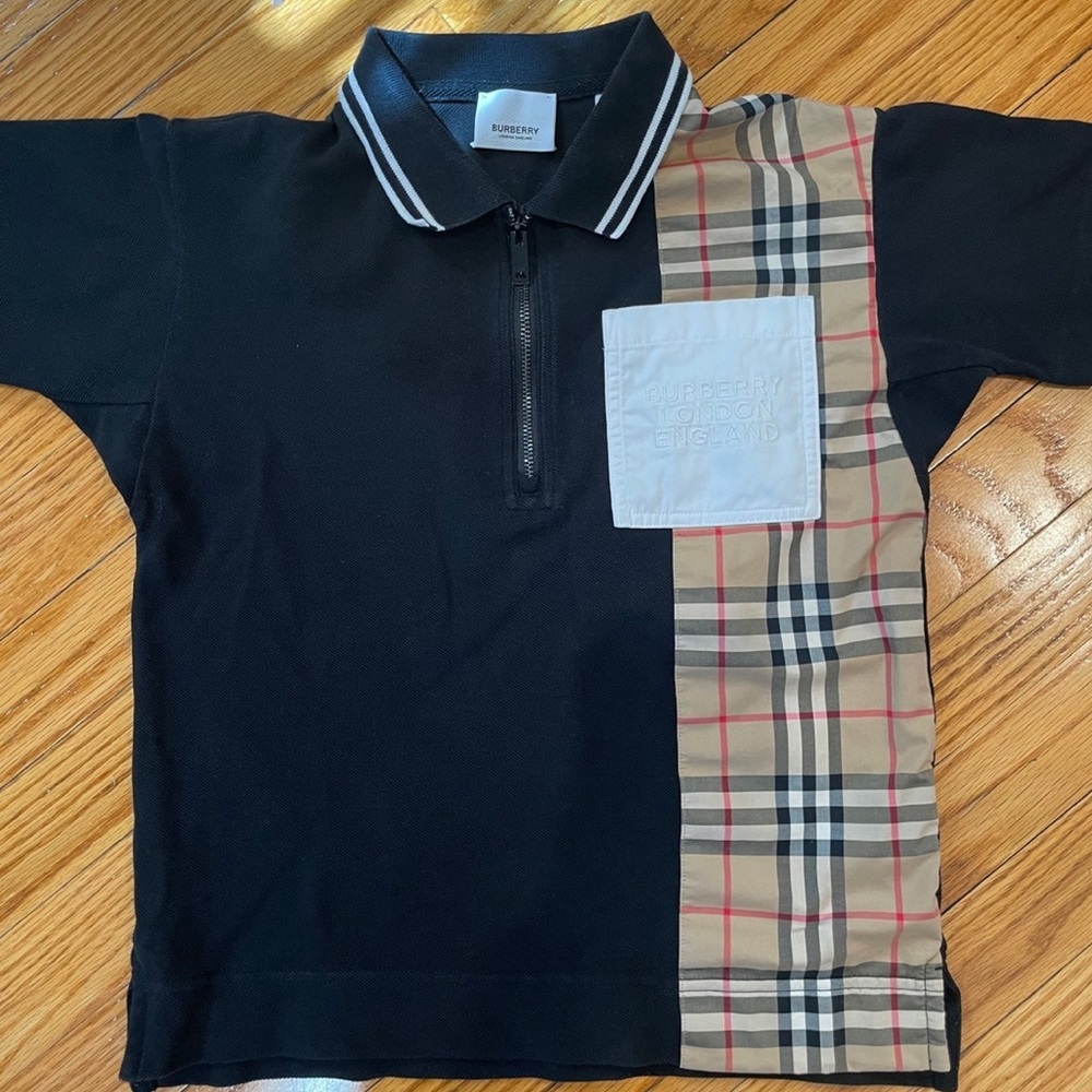 Burberry boy polo